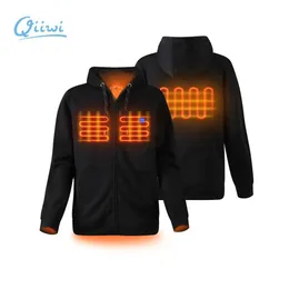 Dr.Qiiwi Mens Soft Shell Outdoor Hoodie Fleece Jacket LightWeight Hooded Seater for Women Unisex 201130