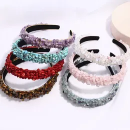 Baroque European American Headbands Natural Small Gravel Headband Ins Foreign Trade Headband Women Girls Hair Accessories