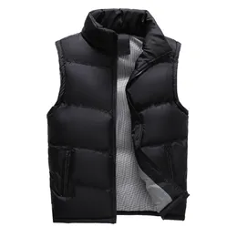 Winter Men's Sleeveless Vest Casual Cotton-Padded Photographer Coats Body Warmer Thickened Male Vests Waistcoats XCZ27 201216