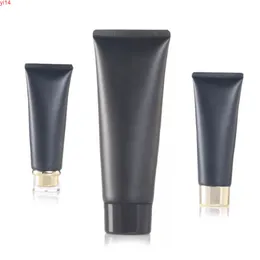 100ml X 50 Empty Black Soft Tube For Cosmetic Packaging 100g Lotion Cream Plastic Bottles Skin Care Squeeze Container Tubehigh qualtit