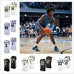 Custom Villanova Wildcats Szyte Koszykówka Koszulka 2 Collin Gillespie 5 Justin Moore 10 Cole Swidener 14 Caleb Daniels 23 Jermaine Samuels 24 Jeremiasz Robinson-Earl