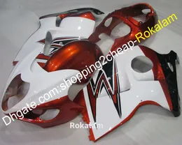 GSXR 1300 GSX-R1300 Motorbike Fitting For Suzuki GSXR1300 Hayabusa 1999-2007 GSX 1300R White Red Fairing Aftermarket Kit (Injection molding)