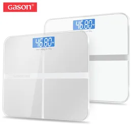 GASON A1 180KG / 50G مقياس الطابق الحمام للجسم وزنها الذكية المنزلية الرقمية الرقمية الثقيلة وزن شاشة LCD الدقة Y200106