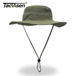 TACVASEN Men Boonie Hat Summer Sun Caps Tattico Sniper Uomo Militare Nepalese Quick Dry Cappelli Caccia Accessori TD-GZQF-001 Y200714