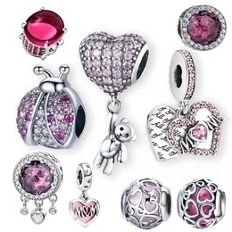 925 Gümüş Charms Fit Pandora Bilezik Bilezik Pulseira DIY Yapımı Yeni Lüks Charms Toptan Boncuk Origianl Kutusu Tasarımcısı Panderents ile