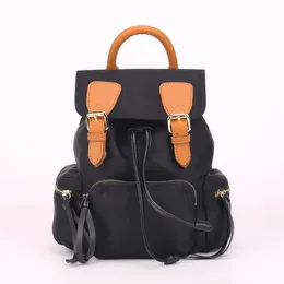 Designer mode ryggsäck lady mode lyx baksida för kvinnor duk axelväska handväska klassisk ryggsäck messenger väska fallskärm tyg grossist