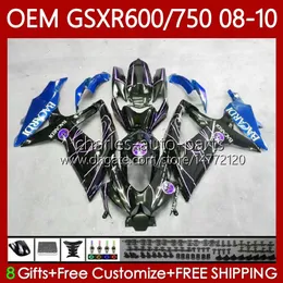 Suzuki GSXR-750 GSXR600 GSXR 600 750 CC K8 08 09 10 88NO.159 GSX-R750 GSXR-600 GSXR750 GSX-R600 600CC 750CC Bacardi Bats 2009 2009 2010 2010 년 공동 키트