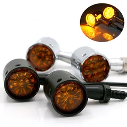 Retro Motorcycle Turn Signals Bulb Indicators Blinkers Lights for Harley Honda Yamaha Suzuki Kawasaki Cruiser Choppers