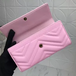 Luxury designer WALLET purse leather long women clutch bags card holder fashion zipper phone bag lady handbag totes wallets