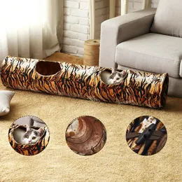 Pet Funny Long Kitten Zabawki Katten Speelgoed Collapible Cat Toys Play Tunnel Fro zabawy LJ20112