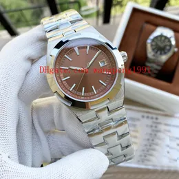 11 colour Men Watches 41MM 5500V110A-B481 4500V 110A-B126 blue Dial Mechanical Transparent Automatic Mens Watch Wristwatches318k