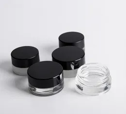 パッキングボトル3g 5gアイクリーム瓶空のガラスリップバーム容器の広い口の化粧品サンプル