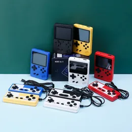 Double Game Player Portable 400in1 Game Player Handheld Retro 8 Bit Double Players 3,0 tum Color LCD Videospelkonsol