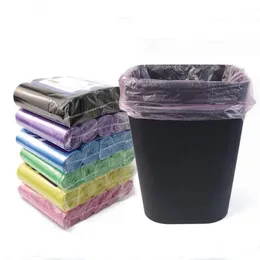 200pcs sacchetto di immondizia di plastica per uso domestico rotolo di copertura usa e getta bidone della spazzatura fodera casa rifiuti rifiuti contenitore di stoccaggio sacchetti di immondizia 201111