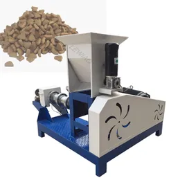 2021 Cat Food Extruder automatic floating fish food pellet mill making machine / fish food feed pellet extrude fish feed mill machine