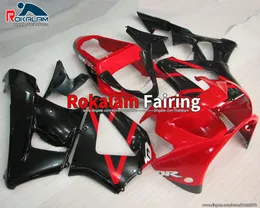 Per Honda Fairing 2000 2001 00 01 Body CBR 900 CBR 900RR CBR900RR CBR 929 929RR rosso nero (stampaggio a iniezione)