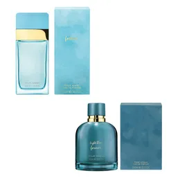 Perfumes Fragrâncias Perfume Mulher Man Spray 100ml azul claro para sempre Notas florais lenhas mais alta qualidade e entrega grátis rápida