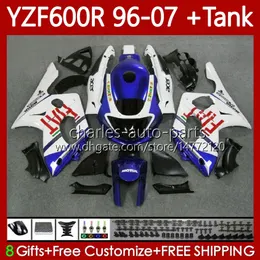 YAMAHA YZF600R Thundercat YZF-600R YZF600 R CC 600R 86NO.24 2001年600CC 2002 2003 2004 2006 2006 2006 2006 2007フェアリングブルーホワイト