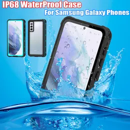 IP68 Waterproof Full Body Sealed Prective Cases With Screen Protector Shockproof Rugged Diving Swimming For Samsung S9 S10 S20 S21 Plus S22 S23 Ultra Note 8 9 10 20