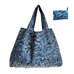 Nxy Shopping Bags Bolso Grande De Compras Para Supermercado Bolsa Hombro Plegable Mujer Lavable a Mquina Tela Oxford Pesada 0209