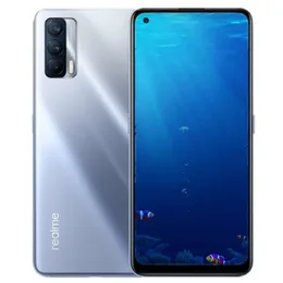 Original Realme V15 5G mobiltelefon 8GB RAM 128GB ROM MTK 800U Android 6.4 "Fullskärm Amoled 4310MAH 64MP Face ID Fingeravtryck Mobiltelefon