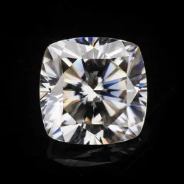 Stargem 10 * 10mm Duży rozmiar GH Wysokiej jakości poduszki Cut 5ct Moissanite Gemstone Luźne Koraliki Moissanite do Ring Dokonywanie H1015