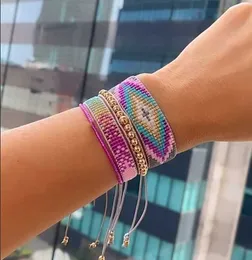 Tennis Pretty Bead Miyuki Star Armband Set For Women Turkish Eye Jewelry Pulseras Handgjorda femme armband bileklik