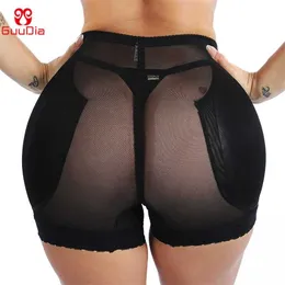 GUUDIA Hip Enhancer Butt Lifter Push Up Mutandine Donna Body Shapers Boxer elasticizzati Donna Shapewear Sexy Mesh Traspirante Lift 211116