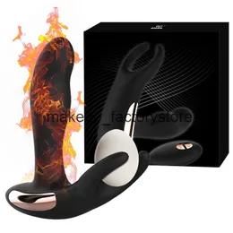 Massagem de silicone masculino massageador de próstata vibratório butt plug aquecimento vibrador anal masturbador g ponto estimulador brinquedos adultos para homens