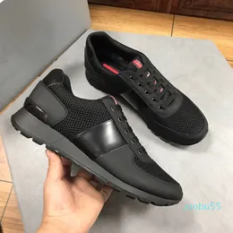 Moda masculina náilon luxurys sênior artesanal sapatos esportivos para sapatos esportivos casuais moda costura cor designer sapatos de alta qualidade