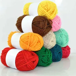 1PC 25g/Ball Milk Cotton Yarn Wool Blended Thread Handmake Apparel Sewing Yarn DIY Sweater Knitting Scarf Hat Crochet Yarn Y211129