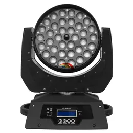 Wysokiej jakości oświetlenie sceniczne 36x10W 4w1 Zoom DMX RGBW LED Wash Moving Head Light