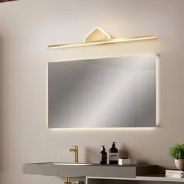 Nordic Spiegel Wandleuchte kreative Persönlichkeit goldene Badezimmerbeleuchtung moderne minimalistische Schminktischlampen R224