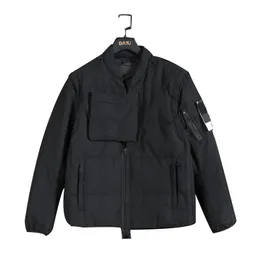 Venda imperdível Jaquetas masculinas de manga comprida acolchoadas à prova de vento sustentável Trench Coat