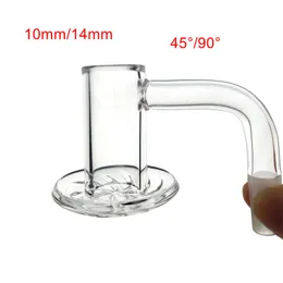 Blender Quartz Banger Smoking Accessosire Blender Spin Cyclone Дно 10 мм 14 мм мужского сустава 45 90 градусов с скозвевшими ногтями OD 20 мм