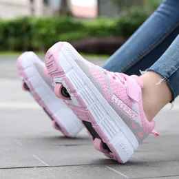 Kids Infant Roller Skates Shoes With On Wheeled Wheels Fashionable Tennis Sneakers For Boys And Girls 210303 From Jiao08 40.76 DHgate.Com