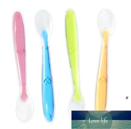 Baby Silikonowa Łyżka Karmienie Dziecka Łyżki Silikonowa Silikonowa Łyżka Cukierki Kolor Szkolenia Spoon Home Feed Tool OWC6945 Cena fabryczna Expert Design Quality Najnowsze