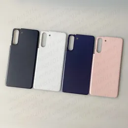 300 Stück OEM-Batteriefach-Rückgehäuse-Abdeckung Glasabdeckung für Samsung Galaxy S21 Plus S21 Ultra mit selbstklebendem Aufkleber, kostenloser DHL