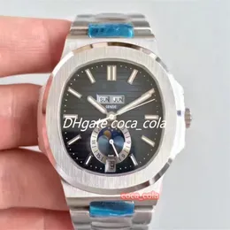 MP Factory 2 Color Luxury Best Quality 40,5 мм Nautilus 5726 / 1a Day Date Cal.324 S QA LU 24H Движение Автоматические мужские часы Часы J18