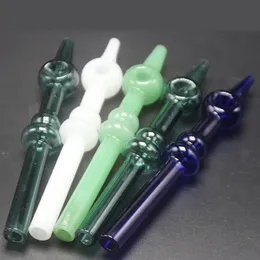 Tubi a mano in vetro Tubi in vetro per bruciatore a nafta da 14 cm UD Urban Dabs Pipa per fumo Suggerimenti per filtro a colpo liscio