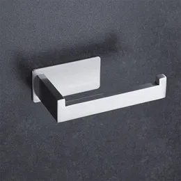 304 Stainless Steel Toilet Paper Holder Durable Wall Mounted Roll Paper Organizer Towel Rack Bathroom Tissue Holder Y200108279D