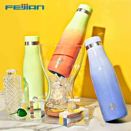 FEIJIAN WG500 Thermochromic Water Bottle 18/10 Stainless Steel Vacuum Flask Sport Bottle Thermos Cup Mug Keep Cold BPA Free 210913