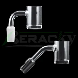 Beracky Kostengünstige Wohnung Top Raucher Quarz Banger 2mm Wand 25mm Nummer 5mm Unterseite 10mm 14mm 18mm Männliche weibliche Nägel für Glasbongs Wasserleitungen