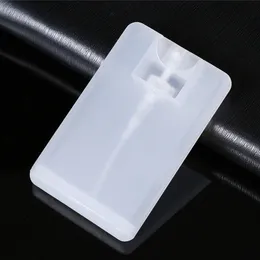 20ml mini frostat plast eterisk oljeperfymflaska Spray Atomizer Portable Travel Cosmetic Container Parfymflaska