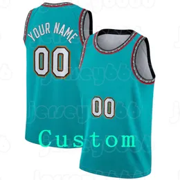Mens Custom DIY Design Personifierad rund hals Team Basketball Jerseys Män Sport Uniforms Stitching och skriva ut något namn och nummerstorlek S-XXL Stitching Green