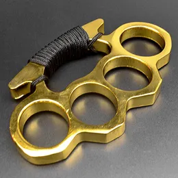 Verdikte metalen vingertijger veiligheid verdediging vier vinger knokkel stofdoek buitenverdediging draagbare zak armband EDC armband gereedschap