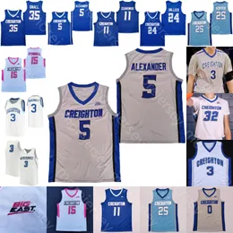 Creighton Basketball Jersey NCAA Collegetrey Alexander Rati Andronikashvili Shereef Mitchell Modestas Kancleris Keyshawn Feazell