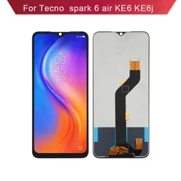 Tecno Spark 6 Air Ke6 Ke6j LCDディスプレイ画面アセンブリが付いている完全な携帯電話のタッチパネル