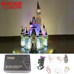 Lego 71040 16008 Kit de iluminação LED, arquitetura, Cinderela, Castelo Princs, Lâmpada, Toy (Single No Model) I3YB