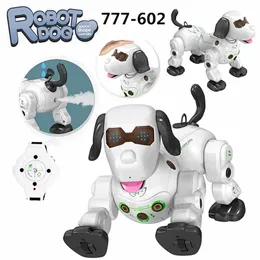 Robot électrique chien 2.4G télécommande sans fil intelligent robot de  conversation chien spray jouet chiot électronique chien de compagnie jouet